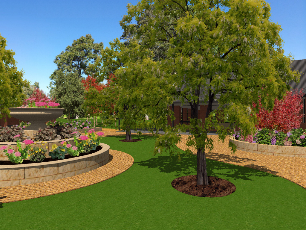 Proposed landscaping