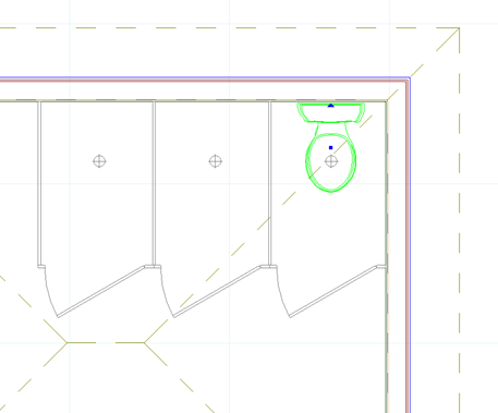Inserting toilets