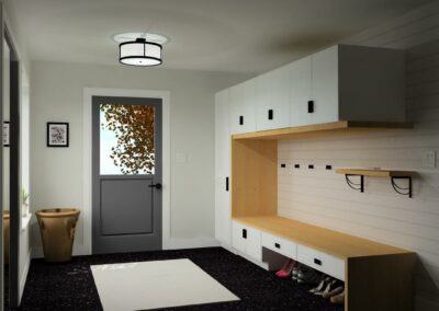 Scandi Mudroom