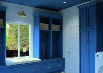 Blue Mudroom