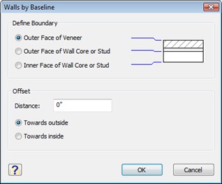 Inserting walls a precise length in Envisioneer